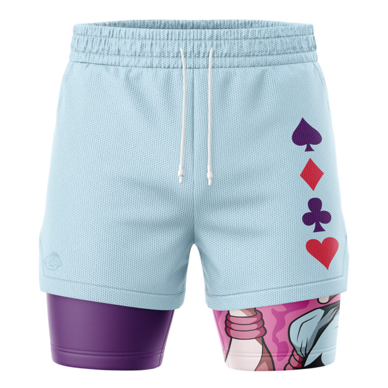 Hisoka The Magician Hunter X Hunter 2-in-1 Performance Shorts - Image 2
