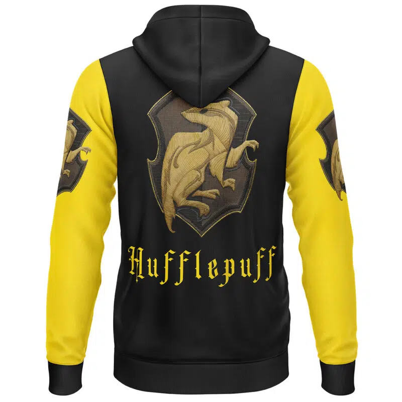 Hogwarts Legacy Hufflepuff V2 Harry Potter Lightweight Hoodie - Image 2