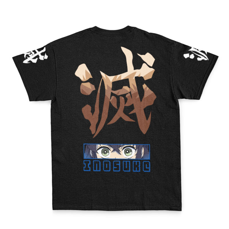 Inosuke Hashibara I Don't Demon Slayer Streetwear T-Shirt - Image 3