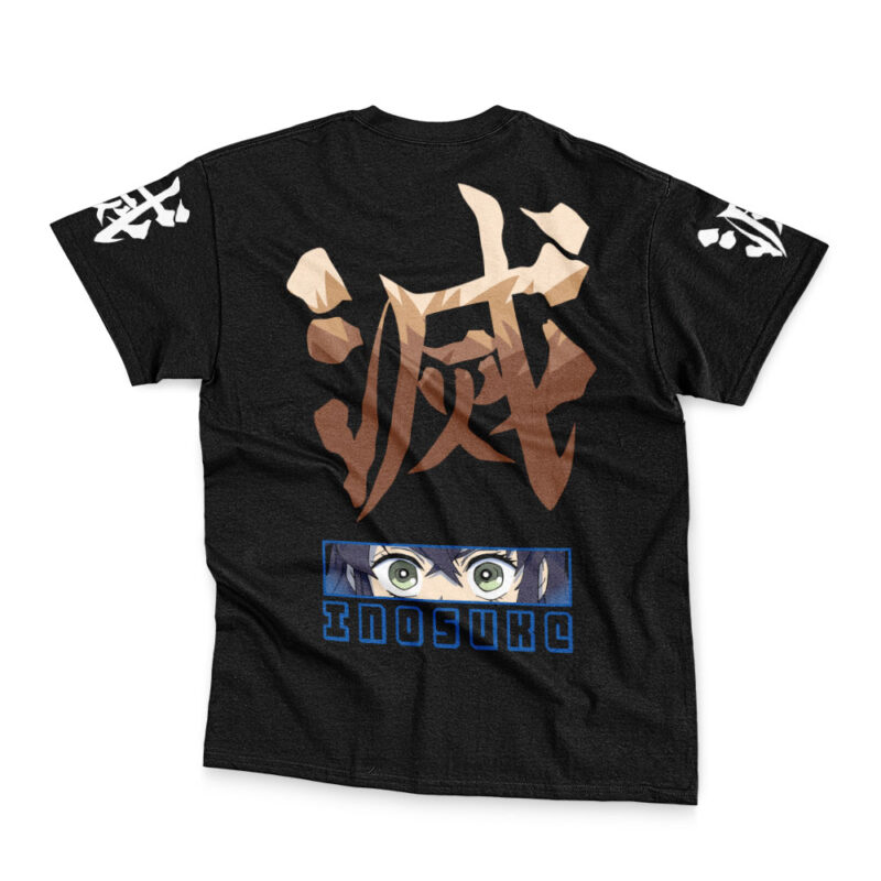 Inosuke Hashibara I Don't Demon Slayer Streetwear T-Shirt - Image 4