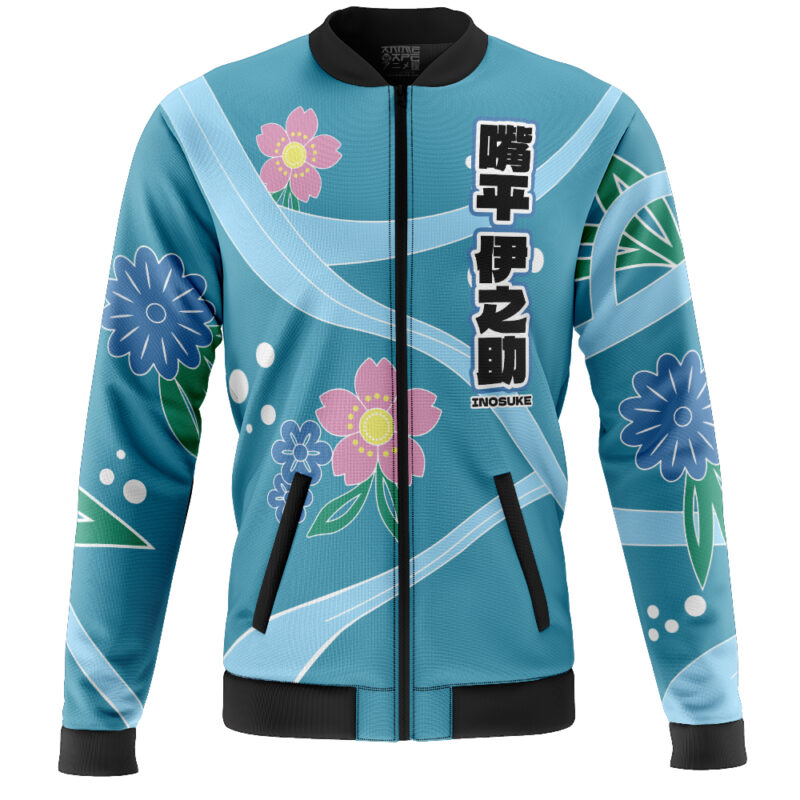 Inosuke Hashibira Demon Slayer Casual Bomber Jacket - Image 2