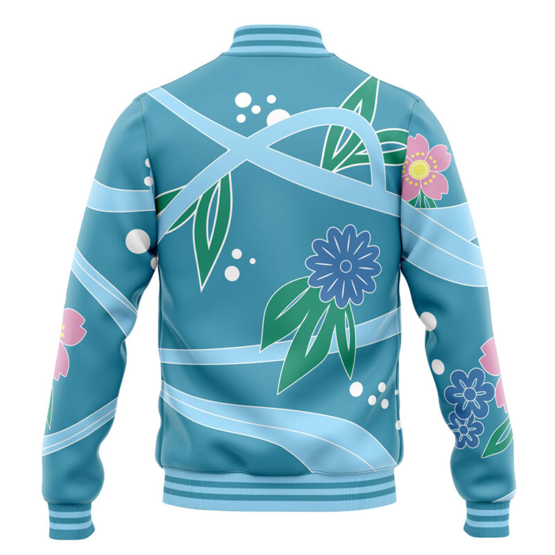 Inosuke Pattern Demon Slayer Varsity Jacket - Image 4