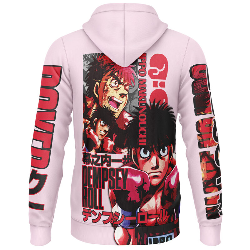 Ippo Makunouchi Hajime no Ippo Streetwear Lightweight Hoodie
