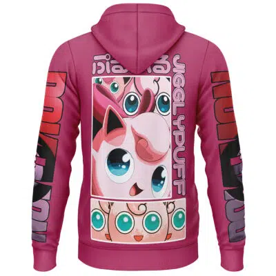 Jigglypuff Pokemon Streetwear Lightweight Hoodie