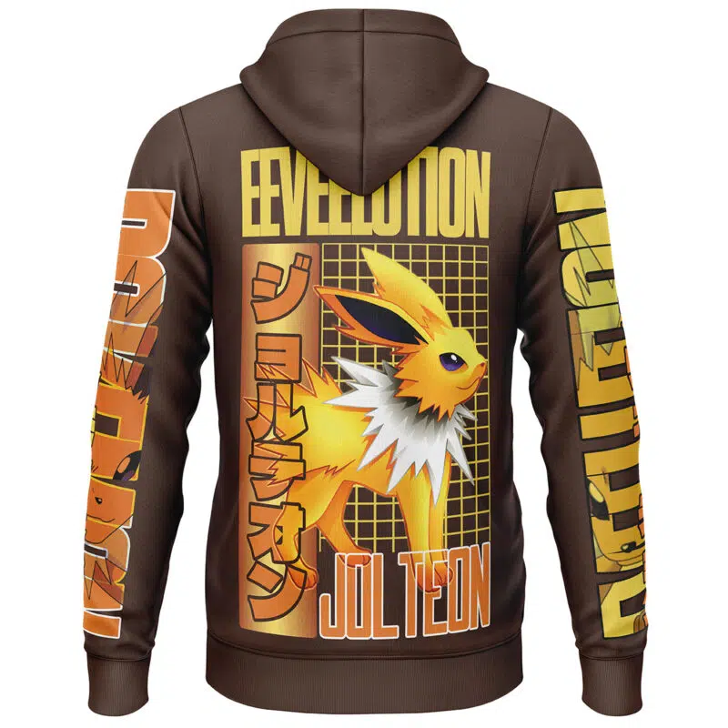 Jolteon Pokemon Streetwear Lightweight Hoodie