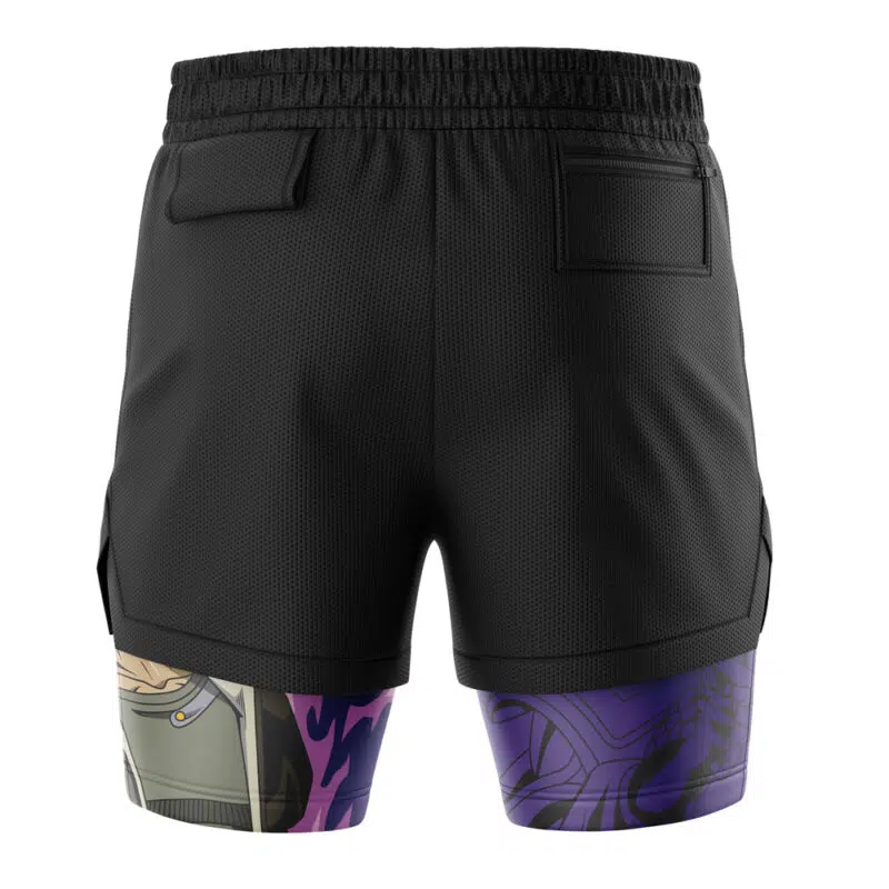 Jotaro Kujo V2 JoJo's Bizarre Adventure 2-in-1 Performance Shorts - Image 4