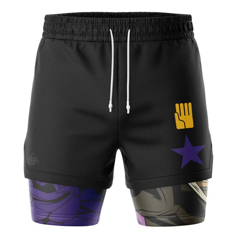 Jotaro Kujo V2 JoJo's Bizarre Adventure 2-in-1 Performance Shorts - Image 2