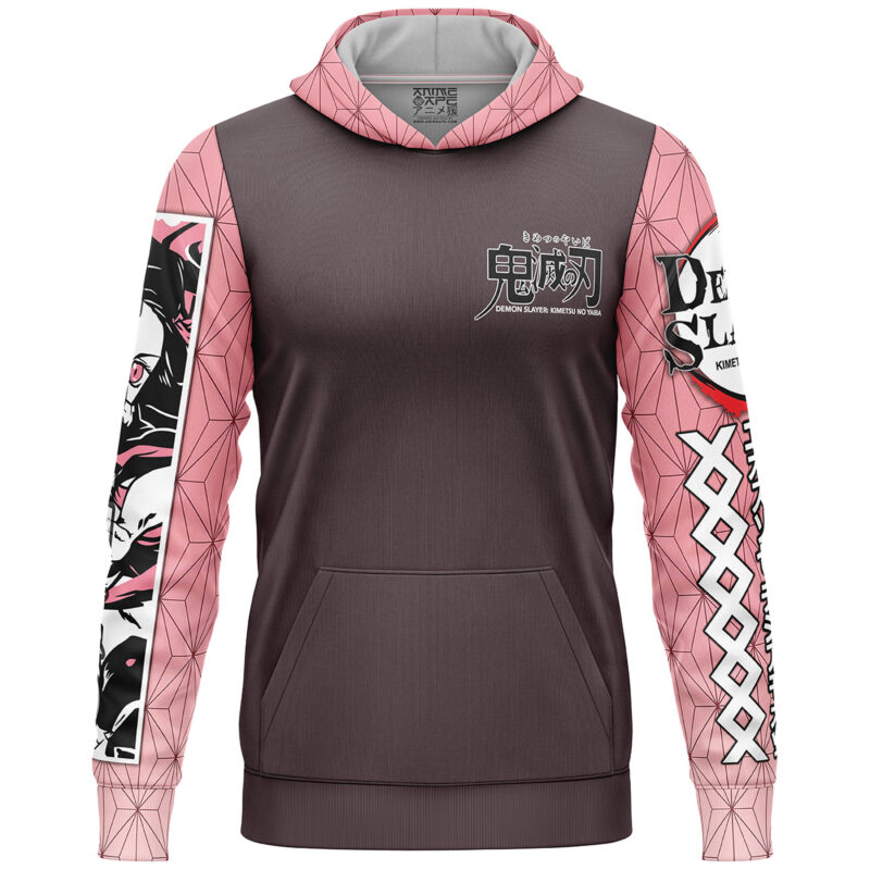 Kamado Nezuko Demon Slayer Streetwear Lightweight Hoodie - Image 2