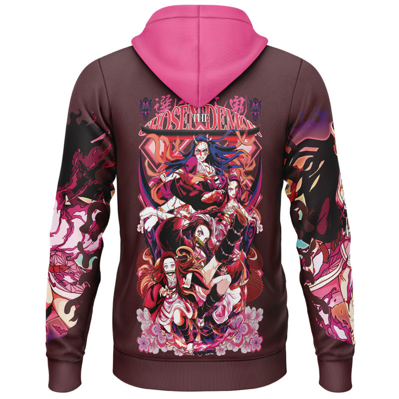 Kamado Nezuko V2 Demon Slayer Streetwear Lightweight Hoodie