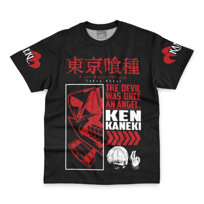 Kaneki Ken The Devil Was Tokyo Ghoul Streetwear T-Shirt - Image 2