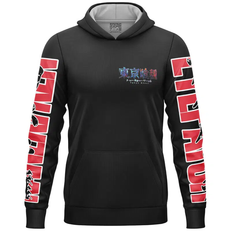 Kaneki Ken Tokyo Ghoul Streetwear Lightweight Hoodie - Image 2