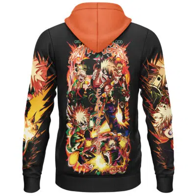 Katsuki Bakugo V2 Demon Slayer Streetwear Lightweight Hoodie