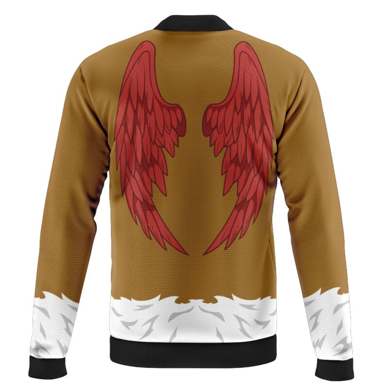 Keigo Takami Hawks My Hero Academia Casual Bomber Jacket - Image 2