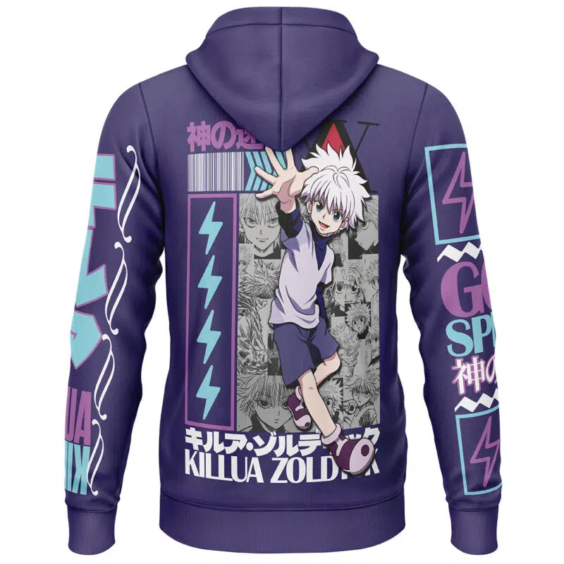 Killua Zoldyck V2 Hunter x Hunter Streetwear Lightweight Hoodie
