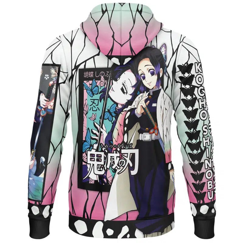 Kocho Shinobu Haori Demon Slayer Streetwear Lightweight Hoodie