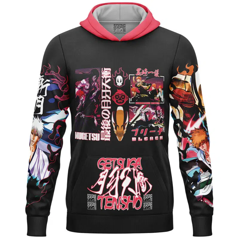 Kurosaki Ichigo V4 Bleach Streetwear Lightweight Hoodie - Image 2