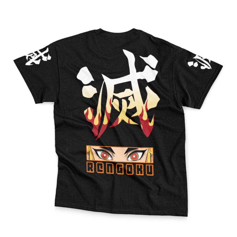 Kyojuro Rengoku Set Your Demon Slayer Streetwear T-Shirt - Image 4