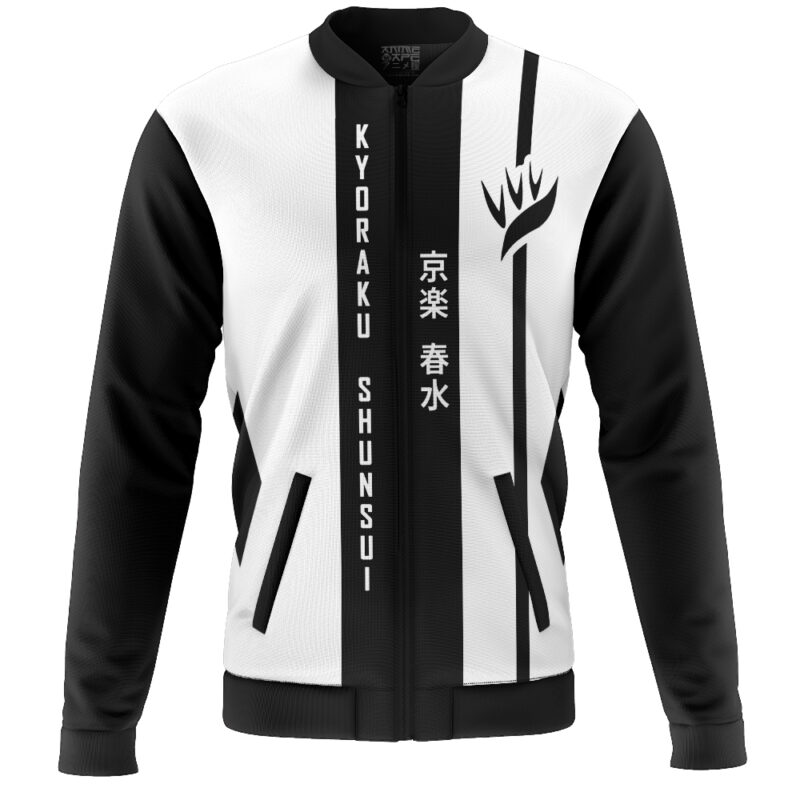 Kyoraku Shunsui Bleach Casual Bomber Jacket