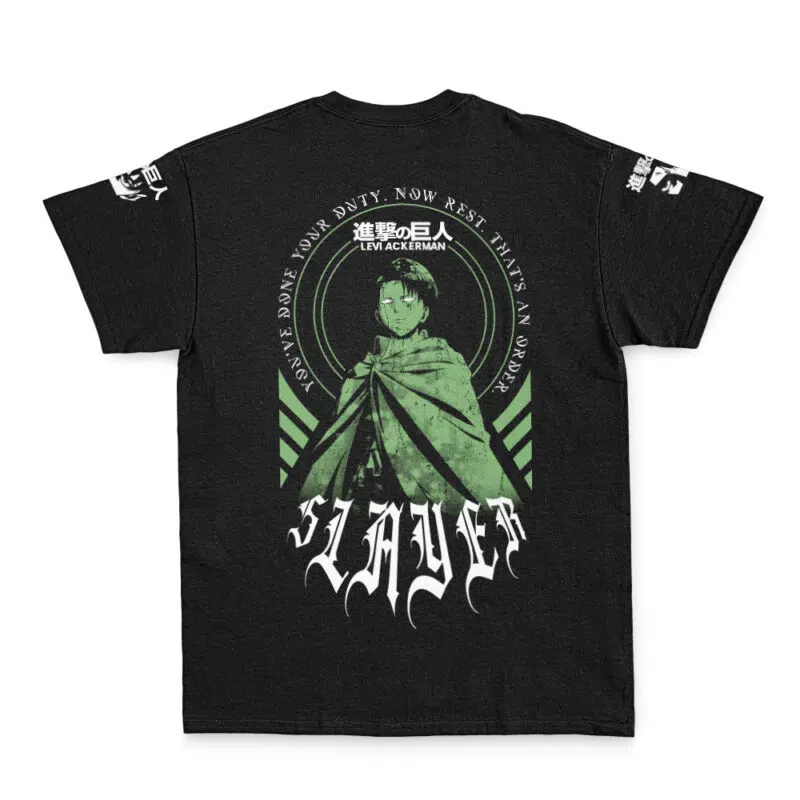 Levi Ackerman Slayer Attack On Titan Streetwear T-Shirt