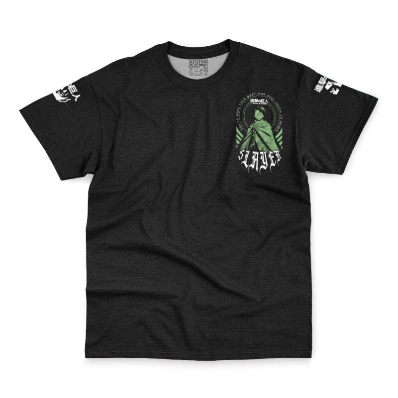 Levi Ackerman Slayer Attack On Titan Streetwear T-Shirt - Image 3