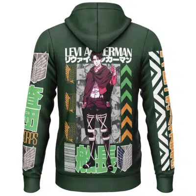 Levi Ackerman V2 Attack on Titan Streetwear Lightweight Hoodie