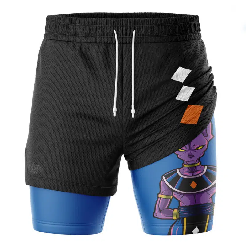 Lord Beerus Dragon Ball Z 2-in-1 Performance Shorts