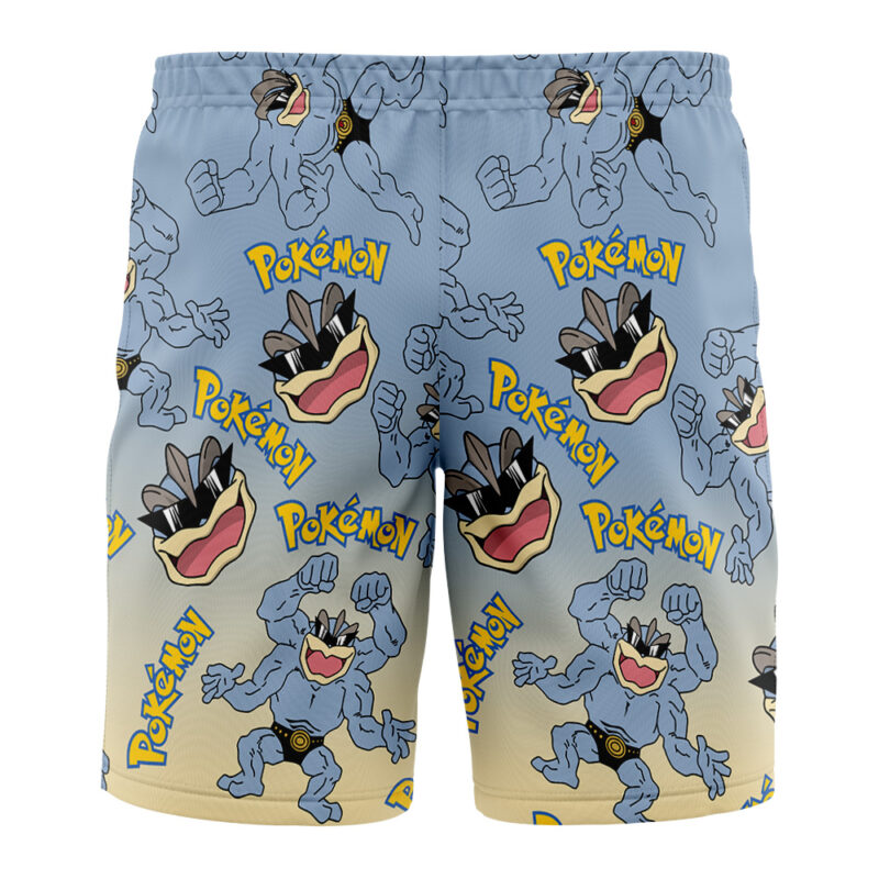 Machamp Pokemon Board Shorts Swim Trunks