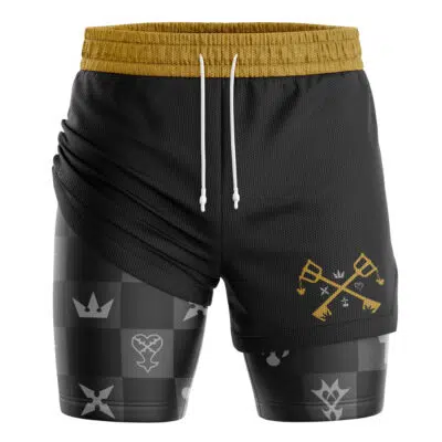 Magic Pattern Kingdom Hearts 2-in-1 Performance Shorts
