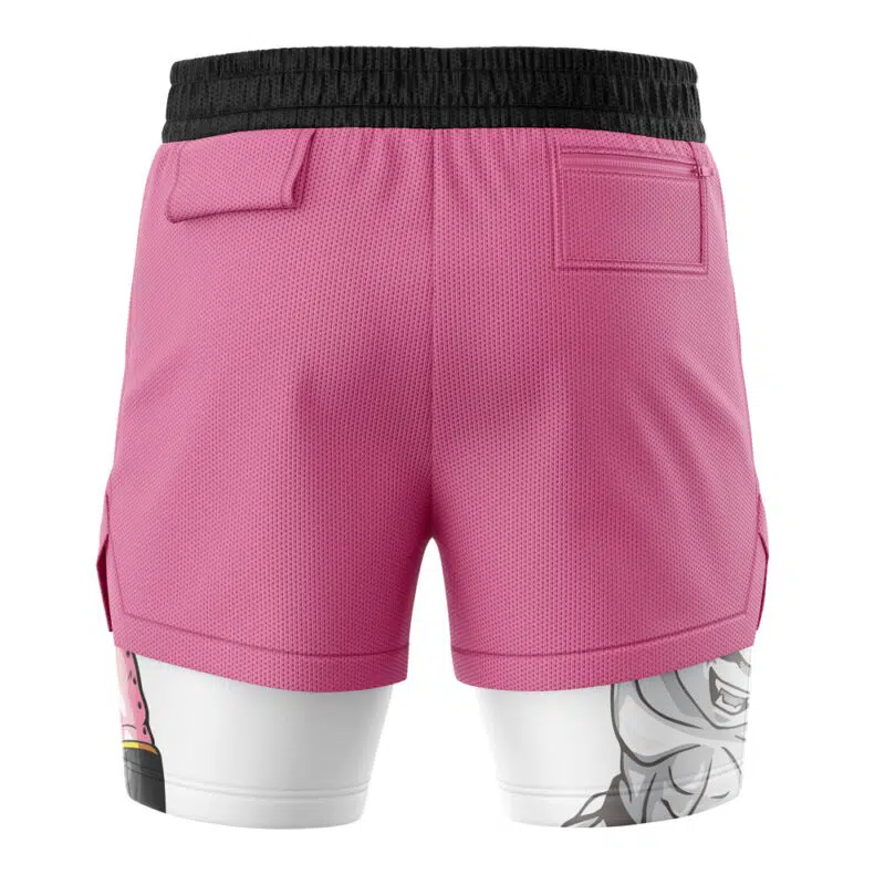Majin Buu Kid Dragon Ball Z 2-in-1 Performance Shorts - Image 4