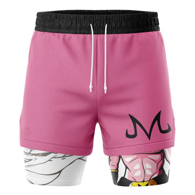 Majin Buu Kid Dragon Ball Z 2-in-1 Performance Shorts - Image 2