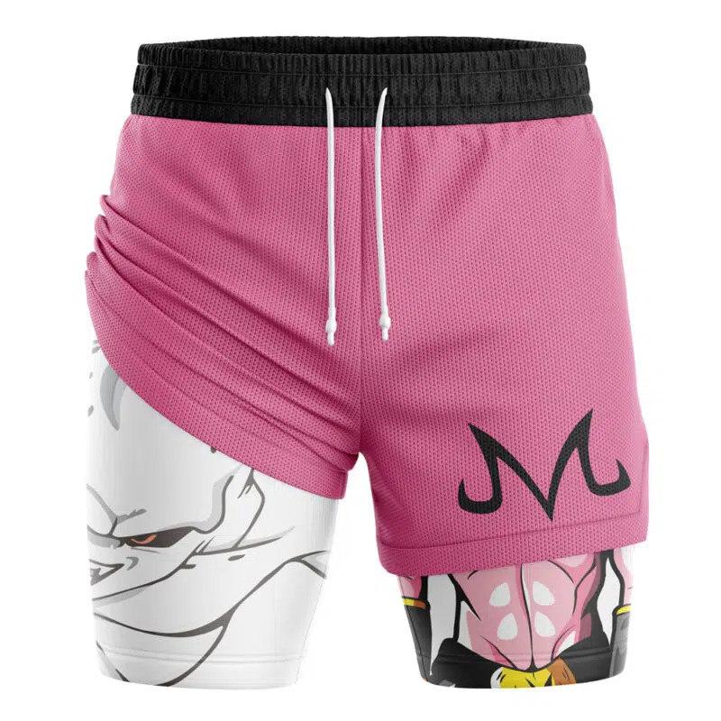 Majin Buu Kid Dragon Ball Z 2-in-1 Performance Shorts - Image 3