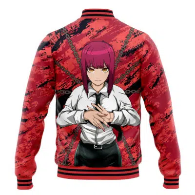 Makima Chainsaw Man Varsity Jacket