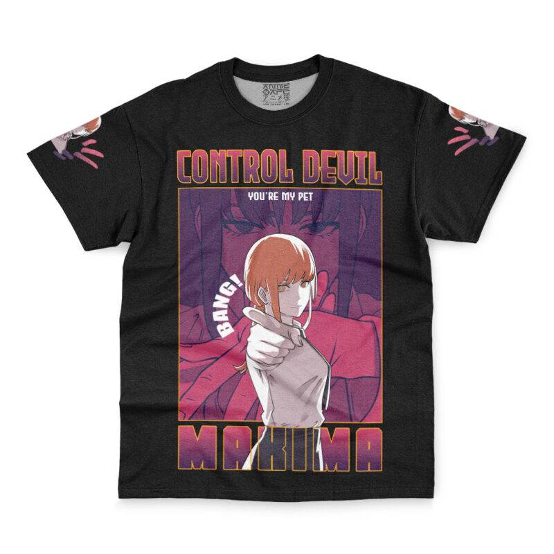 Makima You're My Pet Chainsaw Man Streetwear T-Shirt - Image 2
