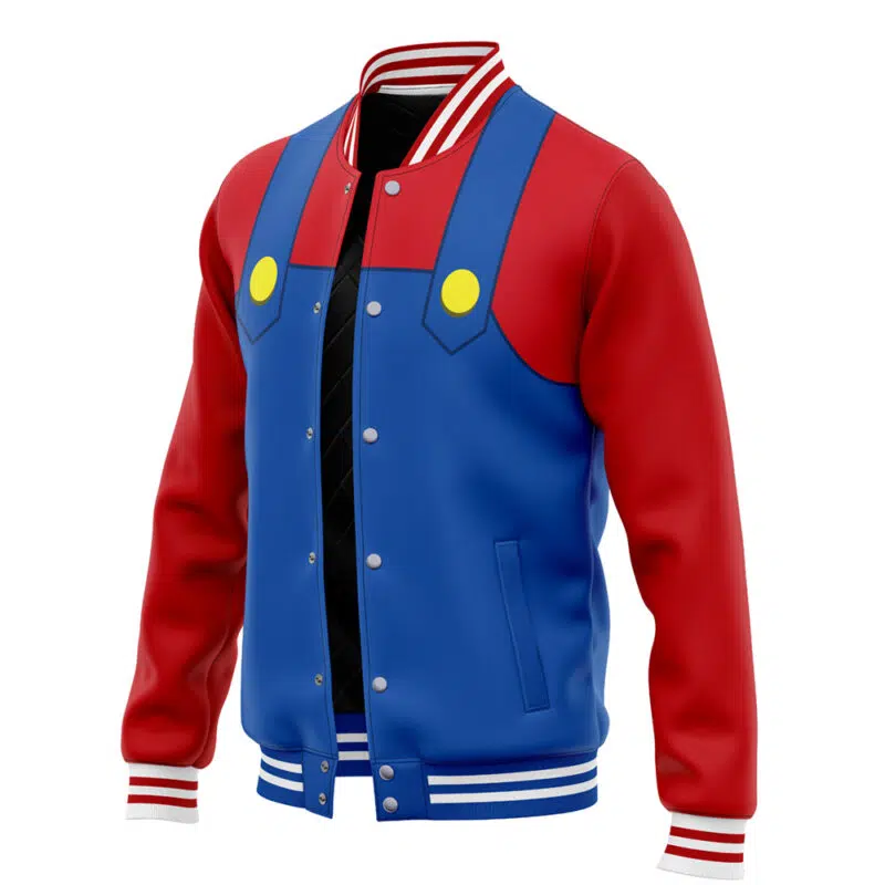 Mario Super Mario Bros Varsity Jacket - Image 3