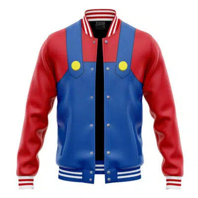 Mario Super Mario Bros Varsity Jacket