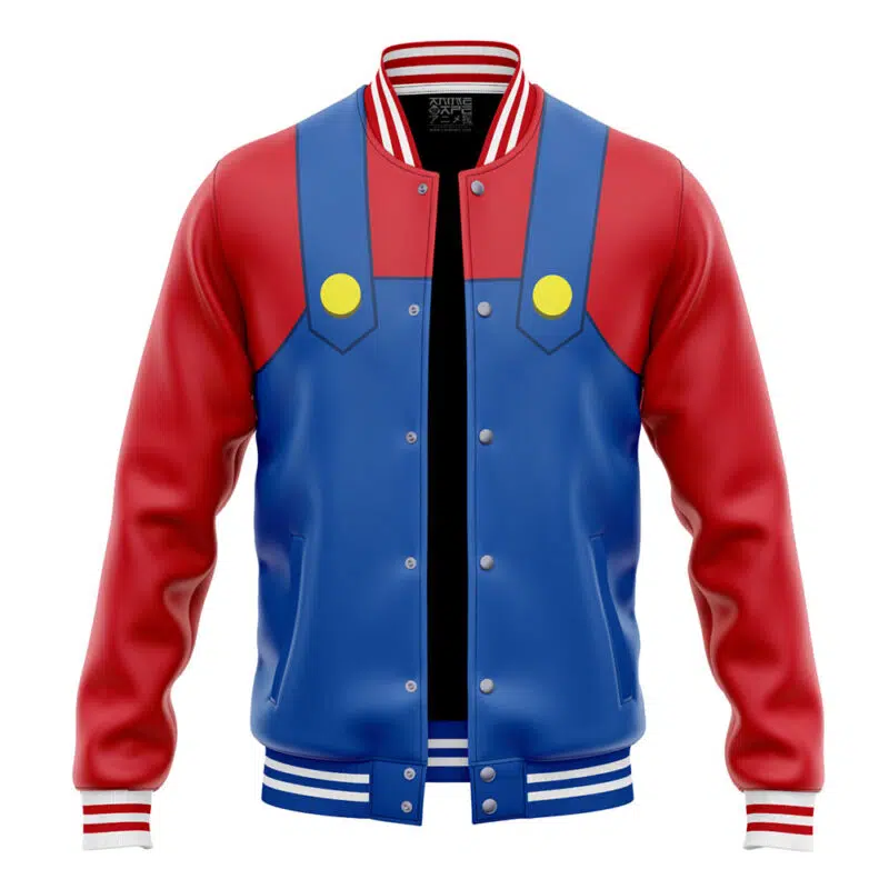 Mario Super Mario Bros Varsity Jacket