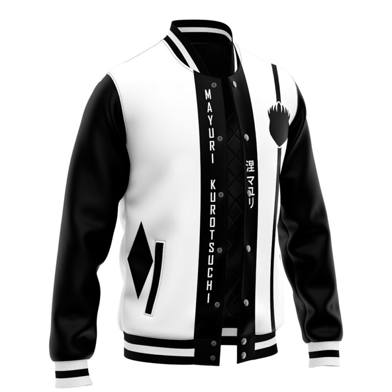 Mayuri Kurotsuchi Bleach Varsity Jacket - Image 2