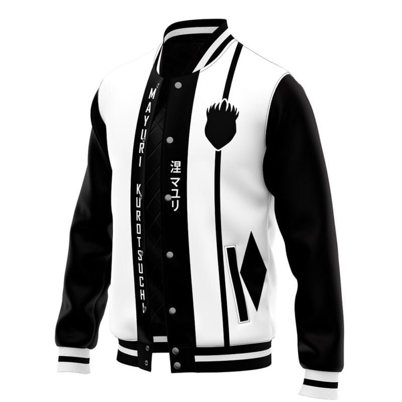 Mayuri Kurotsuchi Bleach Varsity Jacket - Image 3