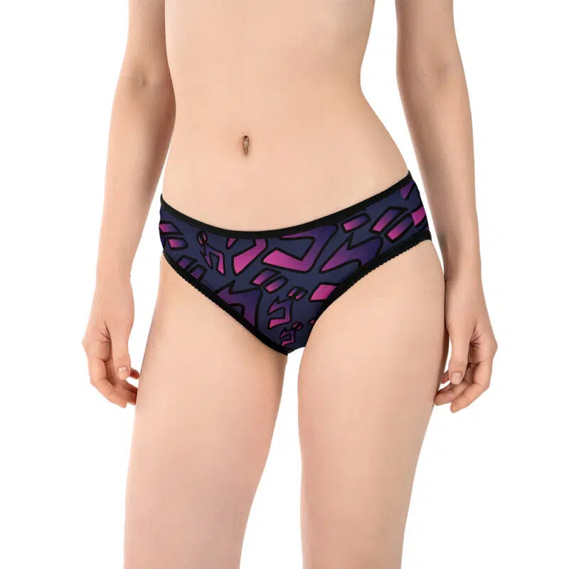 Menacing Aura Jojo's Bizarre Adventure Panties - Image 3