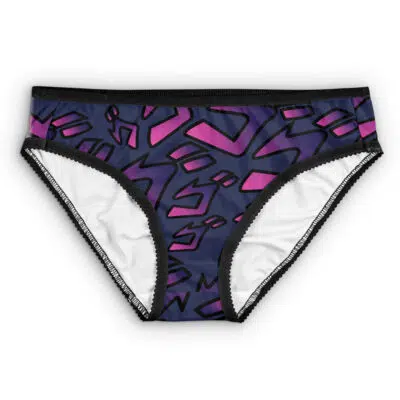 Menacing Aura Pattern Jojo's Bizarre Adventure Panties