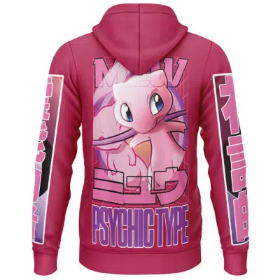 Mew Pokemon Streetwear Lightweight Hoodie
