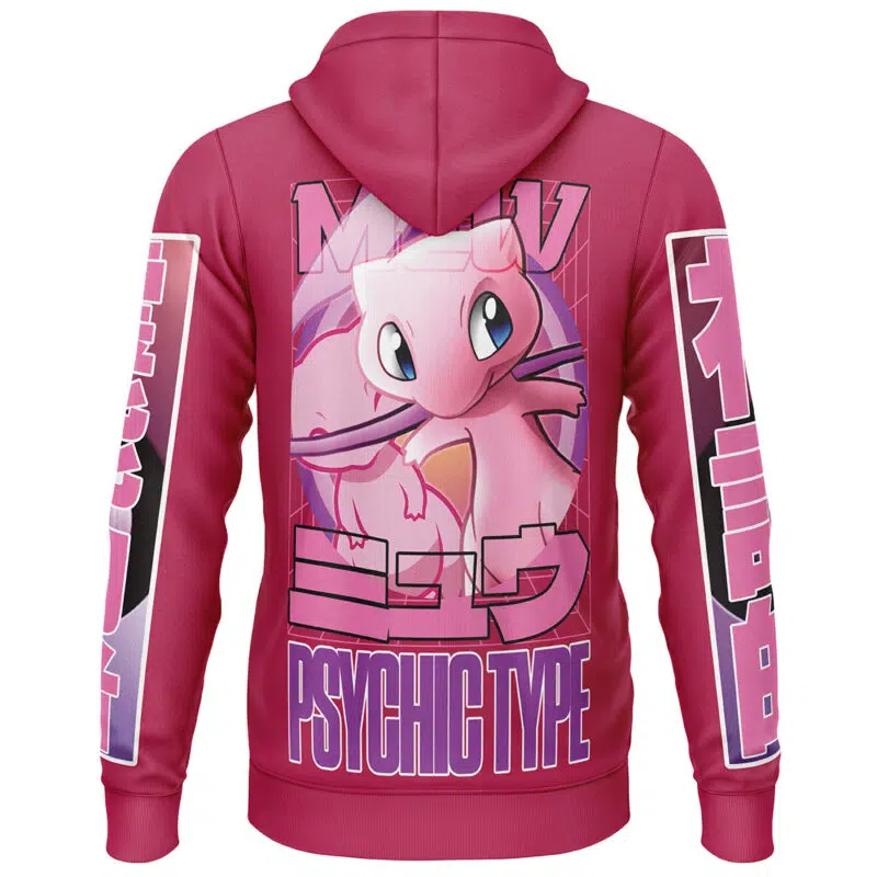 Mew Pokemon Streetwear Lightweight Hoodie