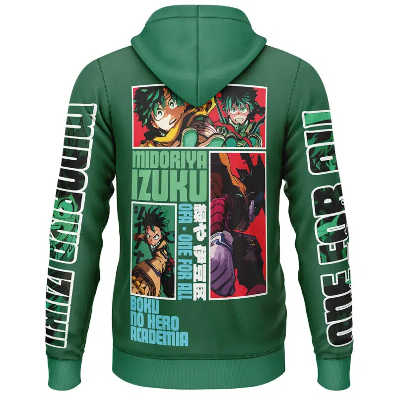 Midoriya Izuku My Hero Academia Streetwear Lightweight Hoodie