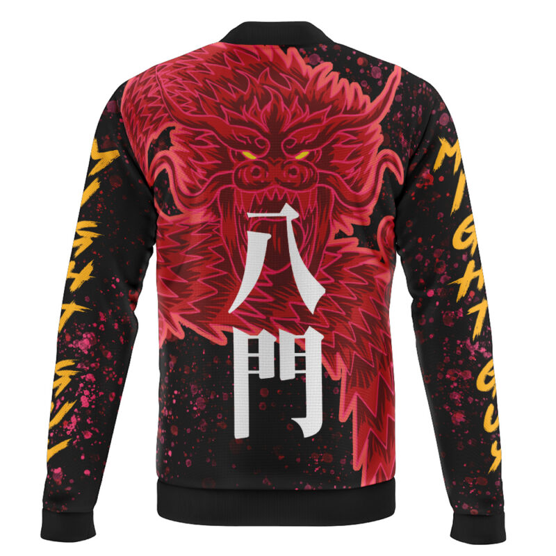 Might Guy 8th Gate Shippuden Casual Bomber Jacket - Image 2