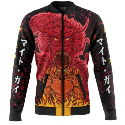 Might Guy 8th Gate Shippuden Casual Bomber Jacket