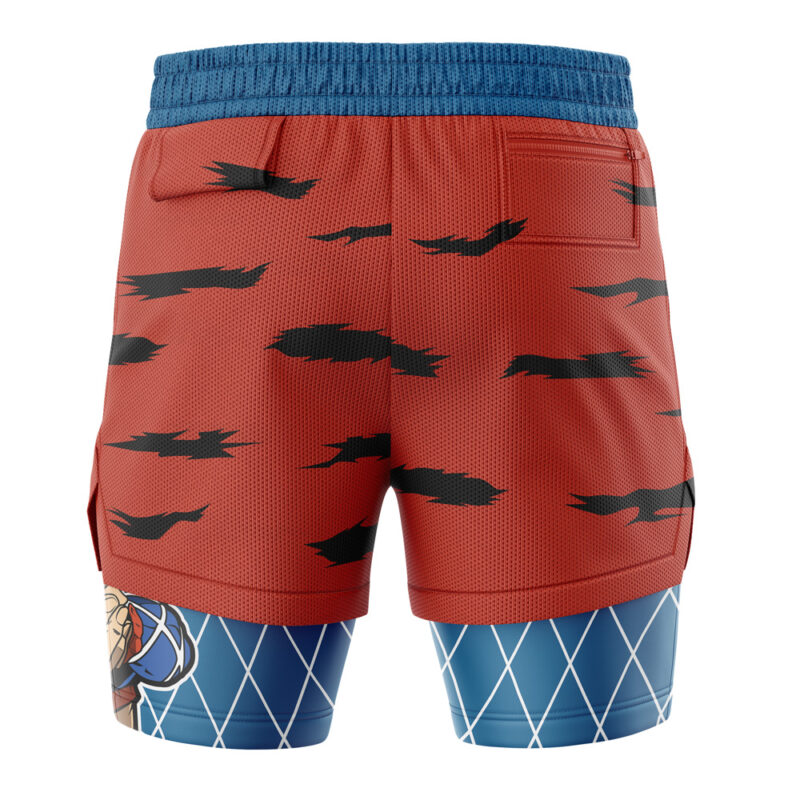 Mista Guido Six Bullets JoJo's Bizarre Adventure 2-in-1 Performance Shorts - Image 4