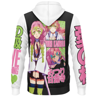 Mitsuri Kanroji V2 Demon Slayer Streetwear Lightweight Hoodie