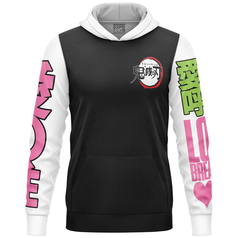 Mitsuri Kanroji V2 Demon Slayer Streetwear Lightweight Hoodie - Image 2