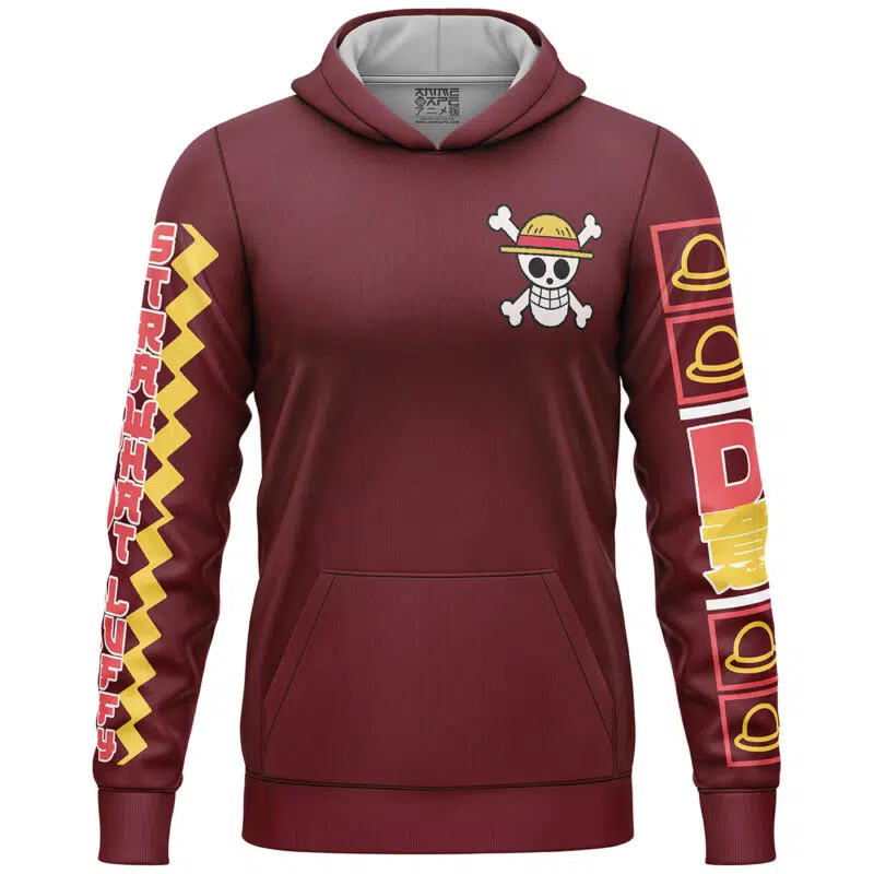 Monkey D. Luffy V2 One Piece Streetwear Lightweight Hoodie - Image 2