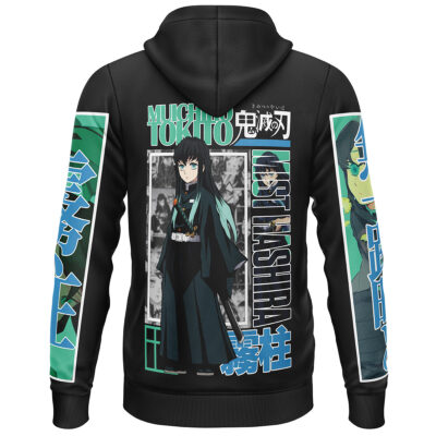 Muichiro Tokito Demon Slayer Streetwear Lightweight Hoodie